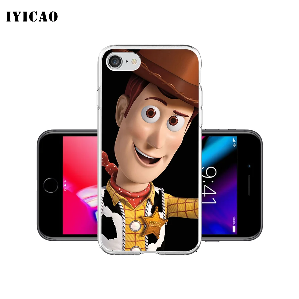 IYICAO игрушка история мягкий силиконовый чехол для телефона iPhone X XR XS MAX 6 6s 7 8 Plus 5 5S SE