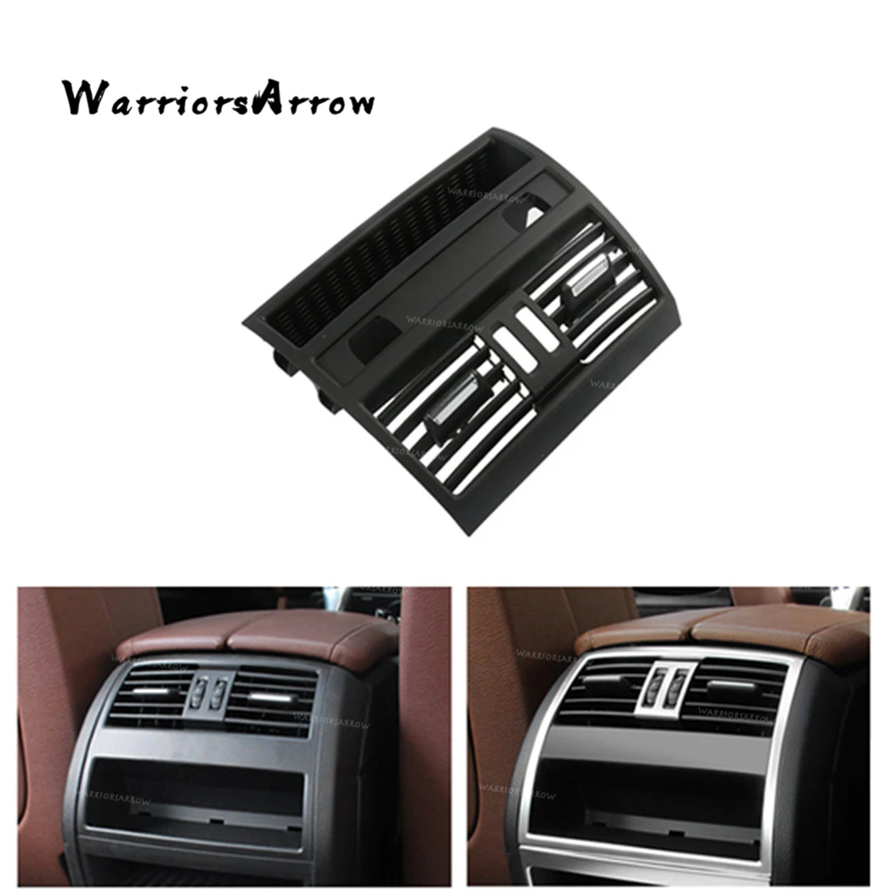 WarriorsArrow Rear Center Console Grill AC Air Vent Outlet For BMW 5