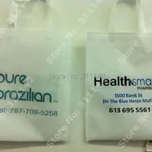 Белого цвета нетканые сумки индивидуальные логотип с Fedex