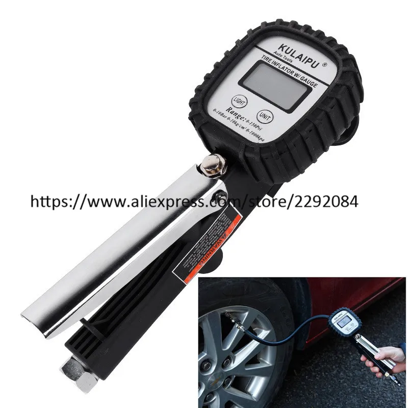 

Car Vehicle Digital Air Tire Pressure Truck LCD Inflator Gauge Dial Meter Tester Manometer Measuring Instruments