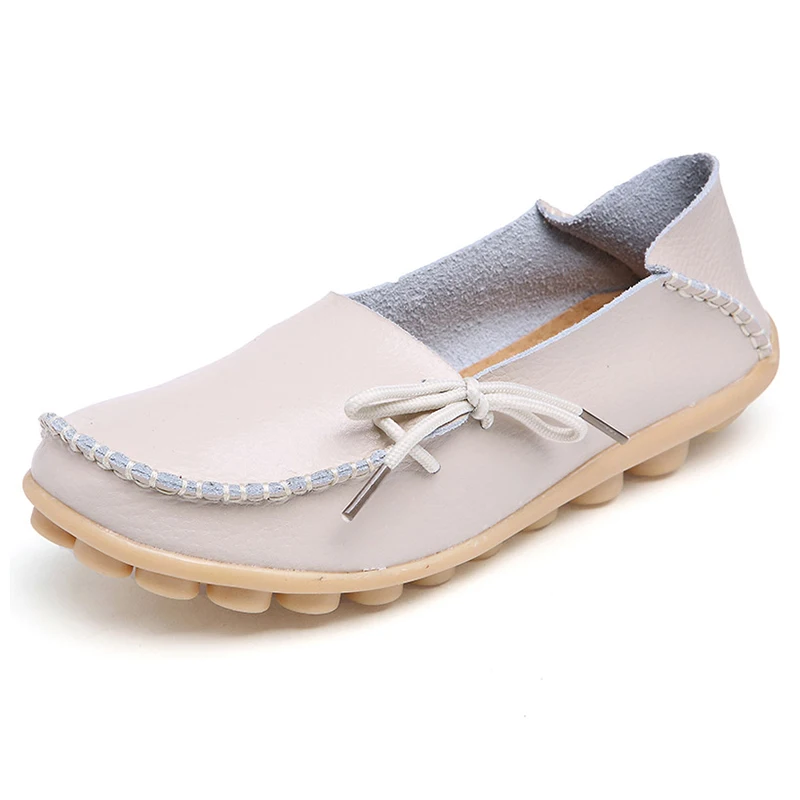 Женская обувь на плоской подошве мокасины из натуральной кожи весну 2019|espadrilles