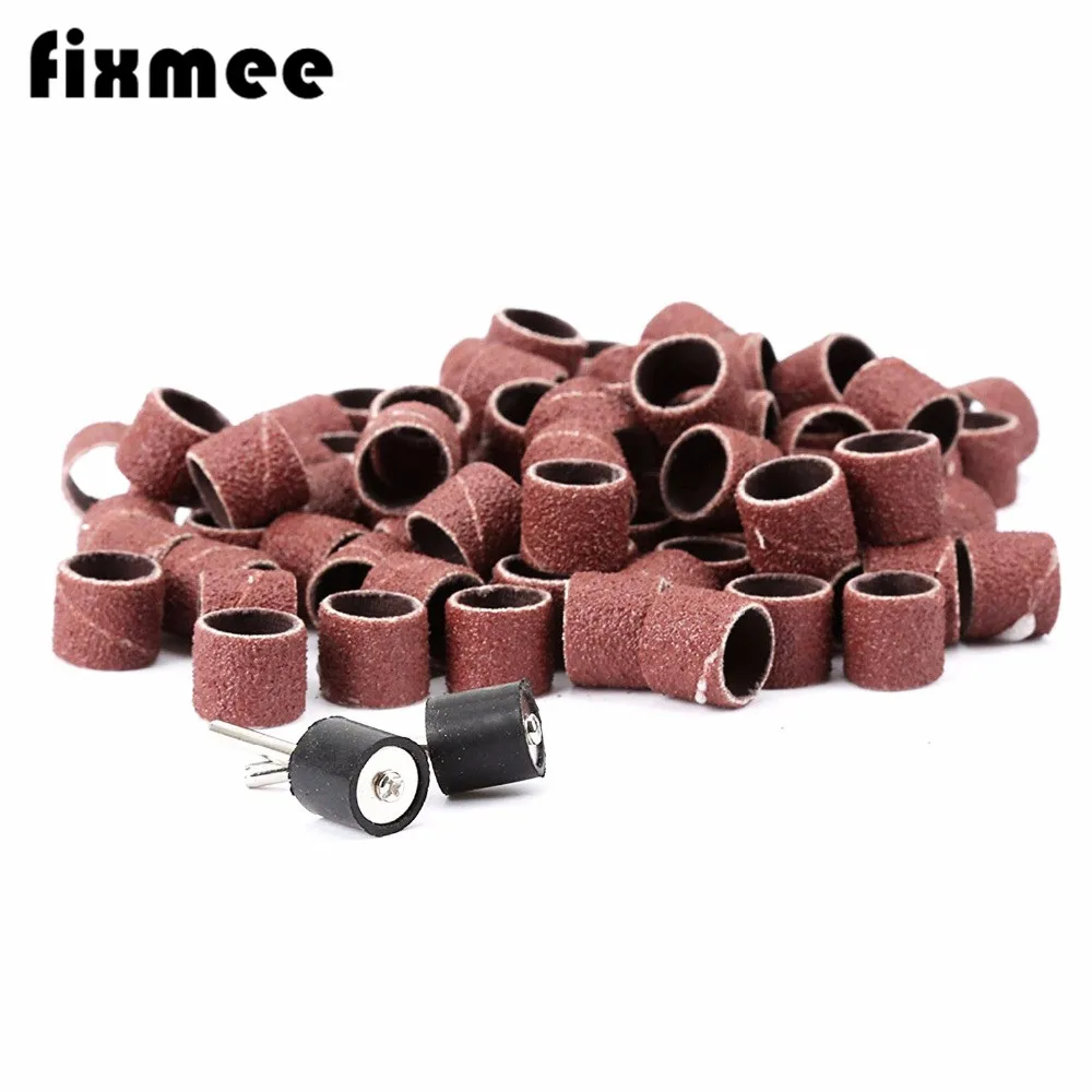 100pcs Refills Grit Sanding Paper Bands 1/2