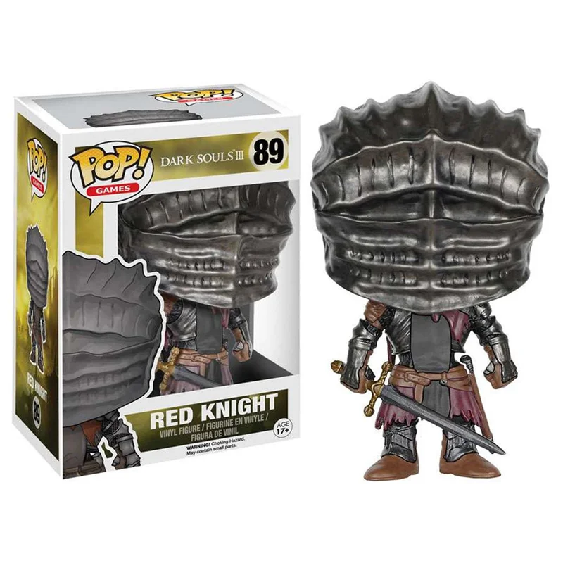 

FUNKO POP New Arrival Dark Souls III 3 Red Knight 89 # Action Figures Model Dolls Toys for Children Birthday Christmas Gifts