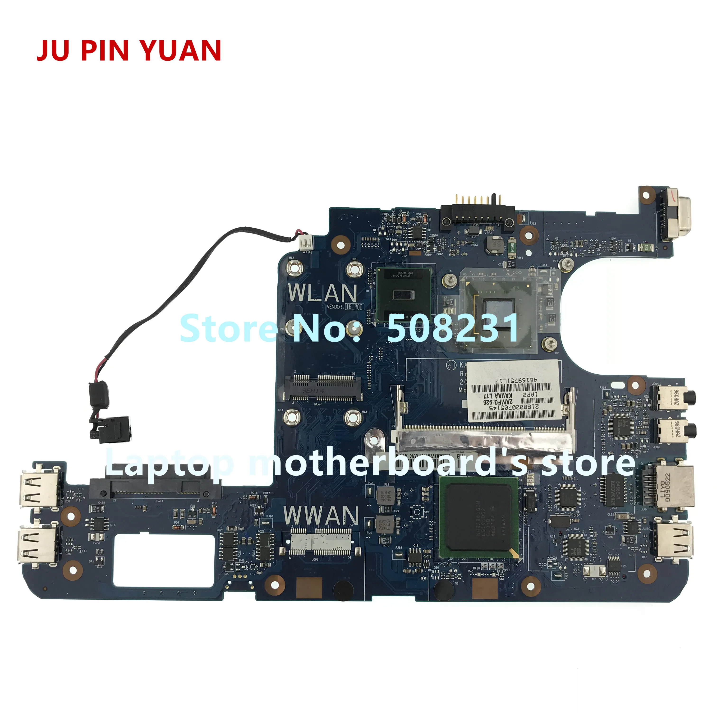Ju pin yuan для Toshiba Mini NB205 NB200 материнская плата для ноутбука K000078610 KAVAA LA-5121P с N280 все функции полностью протестированы
