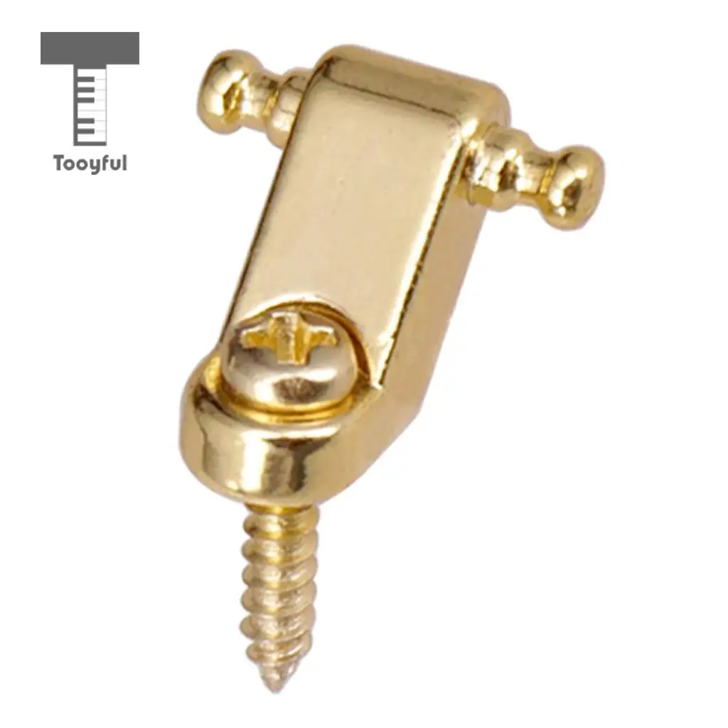 Tooyful 2Pc Roller String Tree String Retainer Mounting Tree Guide for Electric Guitar Parts Replacement