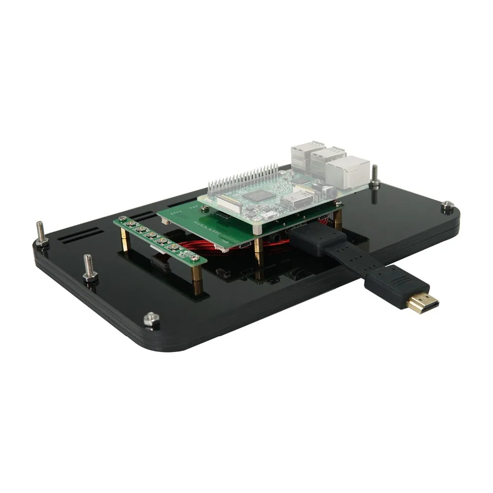 WIMAXIT M828RPI 8 дюймов ips 1280x800 DIY HDMI дисплей экран для Raspberry Pi 3 SKD дисплей ЖК-монитор ПММА Корпус Micro USB