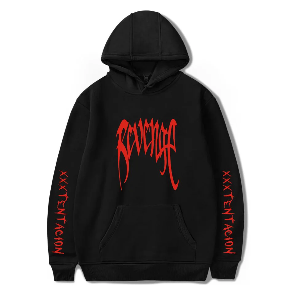 Толстовка с капюшоном Revenge XXXTentacion мужская и женская Повседневная Уличная