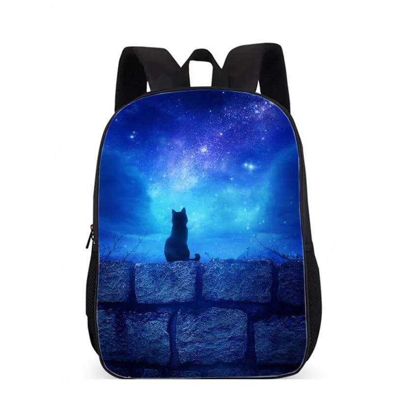 LUOBIWANG галактика Чеширский Кот Школьный рюкзак 3D животное котенок Рюкзак Книга сумка подростковый рюкзак школьные сумки для девочек-подростков - Цвет: big4