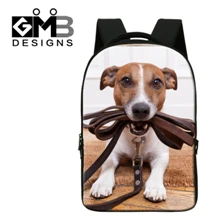 Animal Dog Printing Laptop Backpack (1)