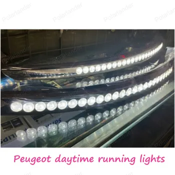 

2016 High Quality Car special LED Daytime Running For 2014 Peugeot 408 Car Accessories,DRL Car Fog Lighs