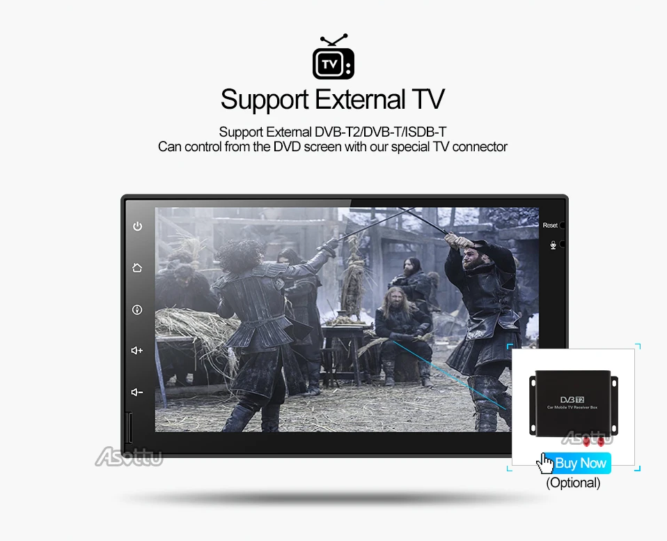 Best Asottu CWD7060 2G android 8.1 car dvd gps navigation radio video player stereo universal 2 din radio car multimedia player gps 12