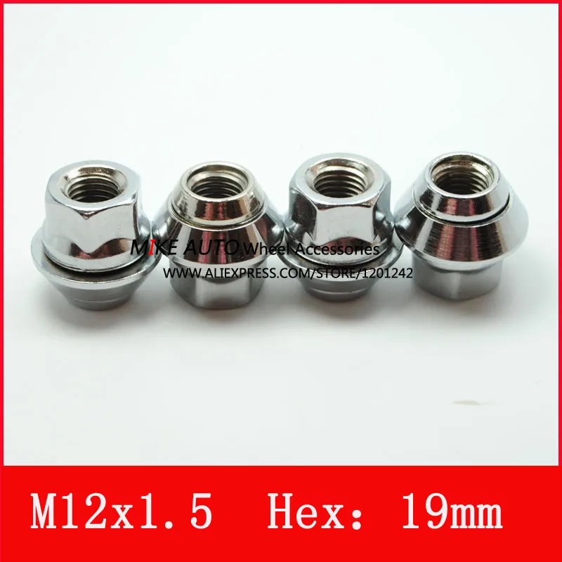 20 ШТ. Открыл M12x1.5 PCD Колеса Луг Орех HEX19(3/") ДЛЯ FORD Mondeo Фокус VOLVO S40