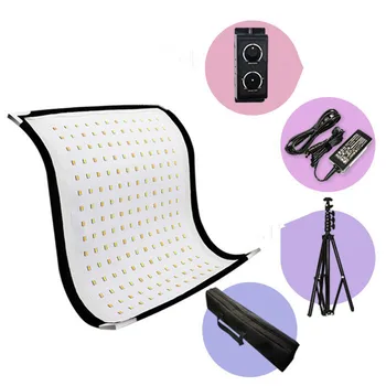 

Flexible 180 LEDs 3200-5600K Adjustable LED Light Panel Tripod Kit Photography Video Light Photo Studio Softbox Light