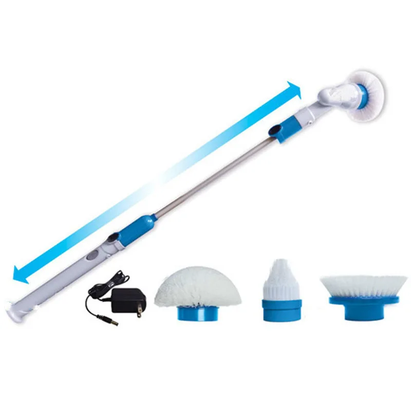  Home Long-handled Electric Window Cleaner Mop Polishing Waxing Automatic Rechargeable Bath Kitchen  - 32902875519