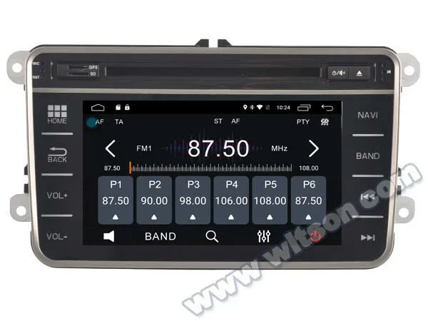 Автомобильный DVD-проигрыватель с 7 &quotAndroid 6 0 для Volkswagen Beetle 2011-2015 и Caddy 2003-2015 Vento 2009-2015