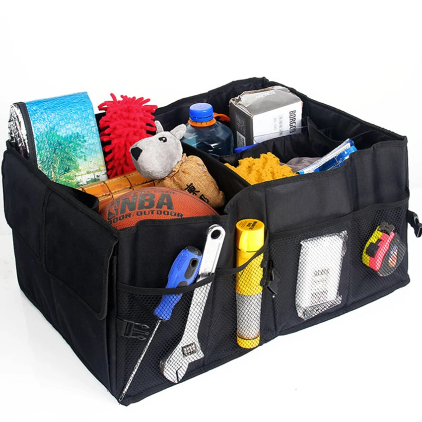ACCNIC Car Auto Waterproof Foldable Black Car Boot Organizer Storage