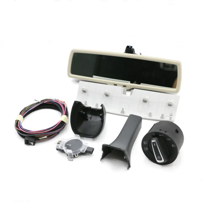 

Auto headlight switch+Rain Light Wiper Sensor+Anti-glar e Dimming Rear View Mirror For Golf 7 MK7