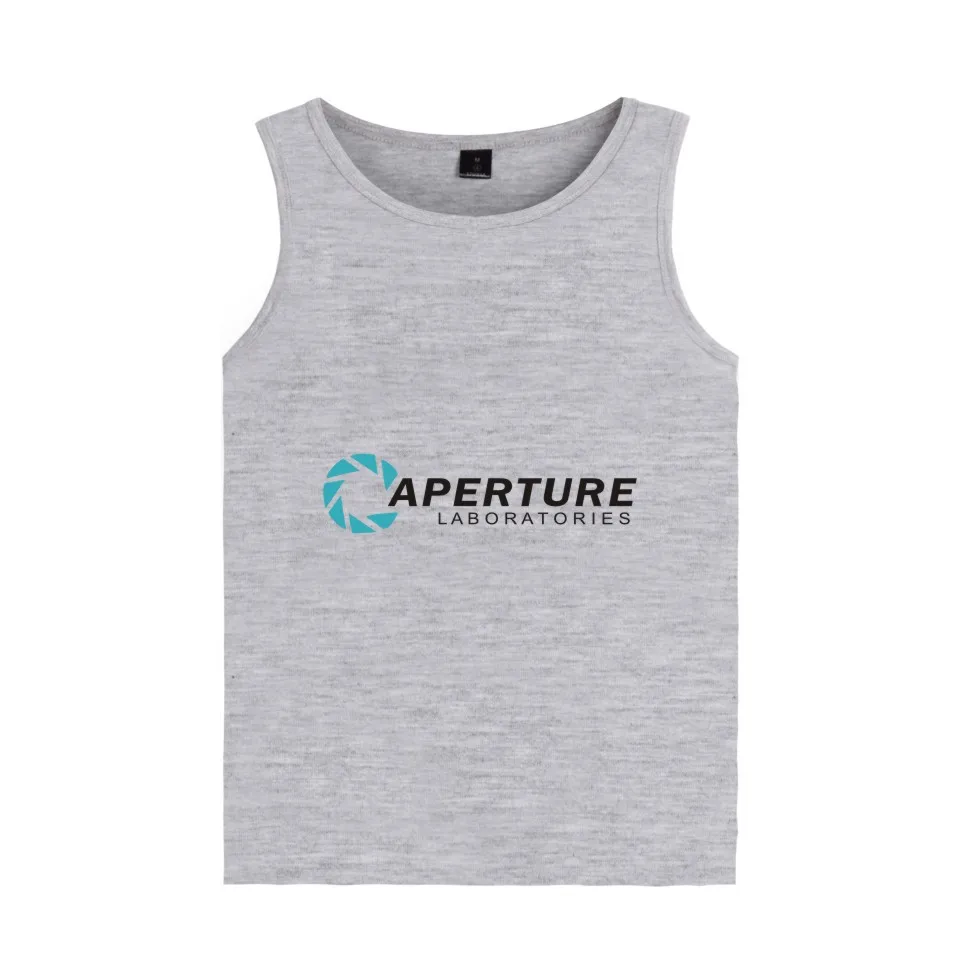 Майка для игр Aperture Science мужская летняя одежда майки с принтом Laboratories|Майки| |