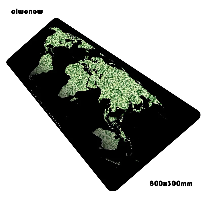 Карта мира коврик для мыши locrkand коврик для мыши notbook компьютерный коврик для мыши Лидер продаж игровой коврик для мыши геймерский ноутбук 80x30 см коврики для мыши - Цвет: Size 800x300x2mm