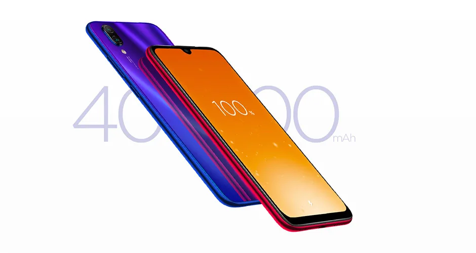 Мобильный телефон Xiaomi Redmi Note 7 с глобальной прошивкой, 6 ГБ ОЗУ, 64 Гб ПЗУ, Восьмиядерный процессор Snapdragon 660, 48 МП, двойная камера, 4000 мАч, полный экран 6,3 дюйма