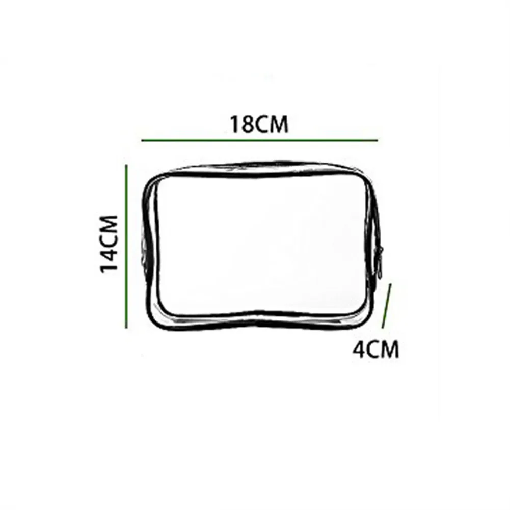 Dezemin прозрачные сумки с молнией косметичка прозрачная сумка 18 см x 4 см x 14 см