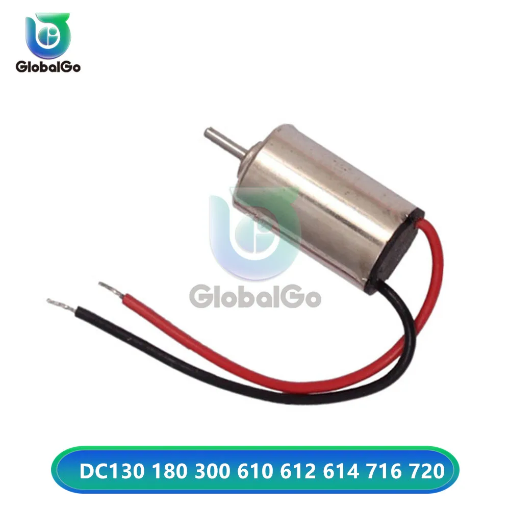 

1.5V 3V Mini Micro DC Motor for Hobby DIY Toys Smart Car Motor DC130 DC180 DC300 DC610 DC612 DC614 DC716