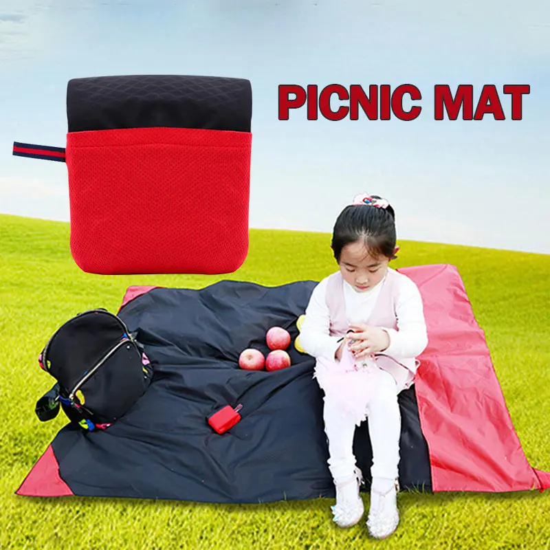 

Outdoor Beach Picnic Folding Camping Mat Seat Portable Picknick Blanket Waterproof Foldable Pocket Hiking Ultralight Garden Pad