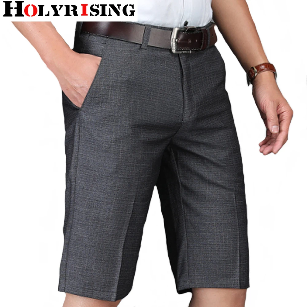 Holyrising летние мужские шорты Повседневное короткие Homme свободные шорты мужские эластичные мужские рваные шорты по колено размер 29-40 18404-5