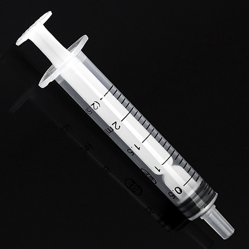 5 шт. 2,5 мл пластиковый шприц высокого качества шприц прозрачный многоразовый стерильный измерительный шприц для инъекций питательный Гидропоника
