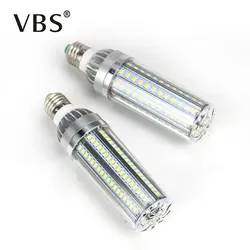 Светодио дный лампочки E27 SMD5730 AC85-265V светодио дный Кукуруза лампа 105 129 153 светодио дный s Алюминий охлаждения лампада светодио дный лампы для