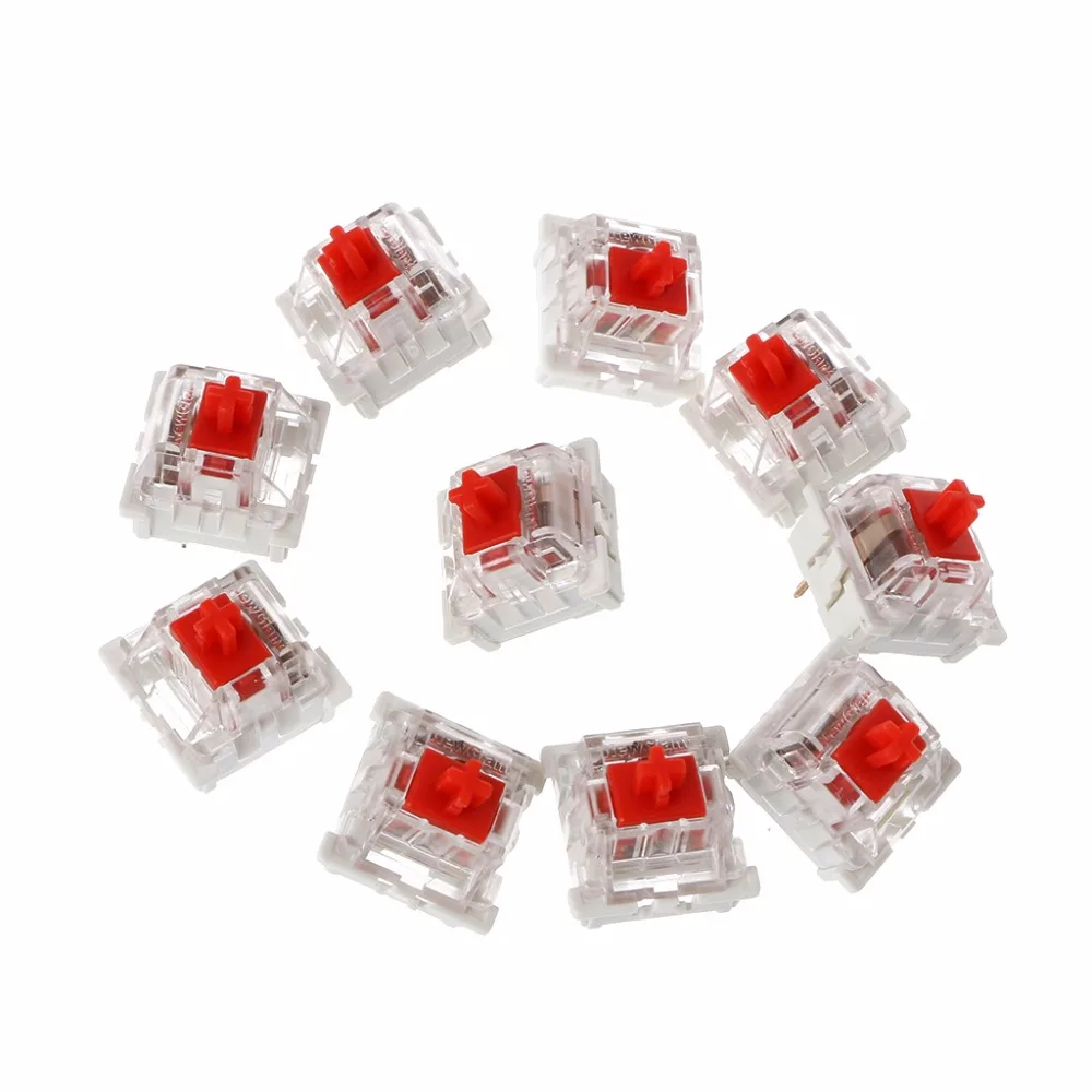 10Pcs 3 контактный механический переключатель клавиатуры