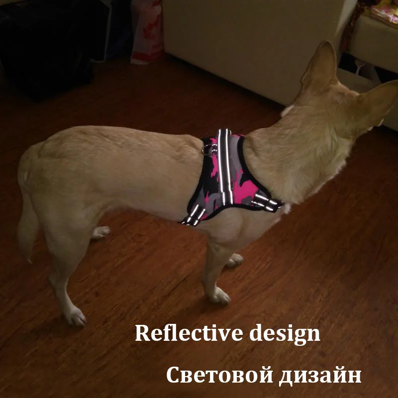 Нейлоновый Светоотражающий ошейник для собак среднего и большого размера Сбруя