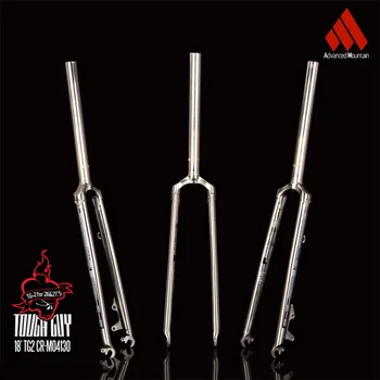 

Advanced Mountain AM Tough Guy TG2 26" 27.5" Universal Mountain Bike Hard Fork Fork CR4130 Chrome Molybdenum Steel Fork