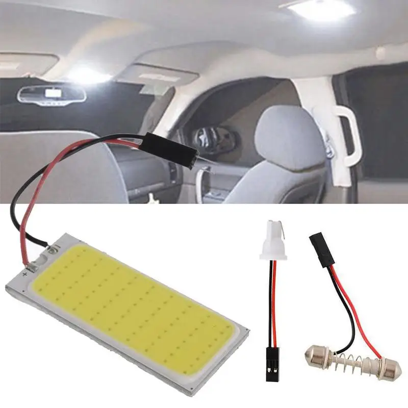 36 SMD T10 4W COB Panel Lights LED Car Interior 12V Lamp Bulb Dome White Light # 36 SMD T10 4W COB Panel Lights LED Car Interior 12V Lamp Bulb Dome White Light #