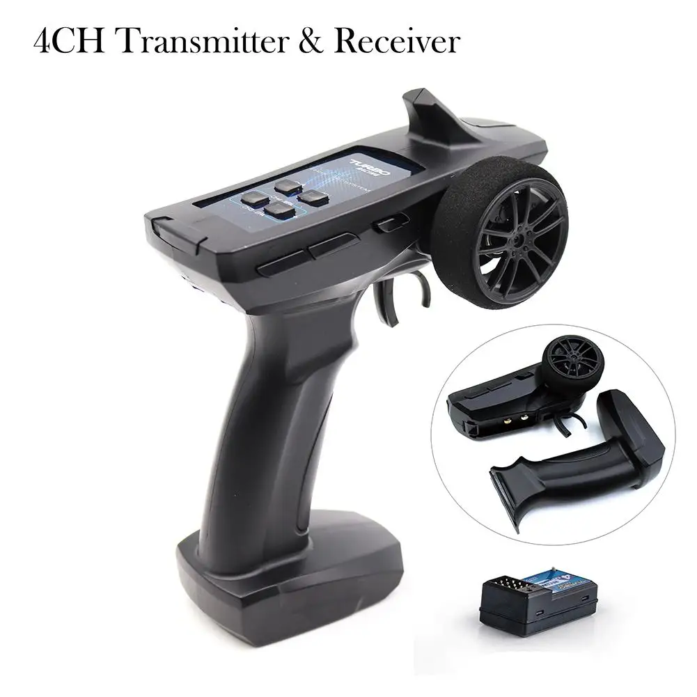 

For TURBO 2.4GHz 91805G 4CH Radio Transmitter Controller Remote Control Receiver For RC Drone Car Boat