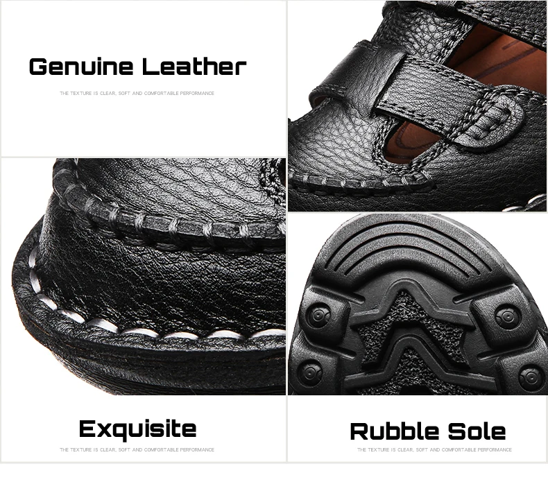 Летние мужские туфли из натуральной кожи; кожаные сандалии в деловом стиле; брендовые высококачественные мужские туфли на плоской подошве; летние мужские сандалии размера плюс 48