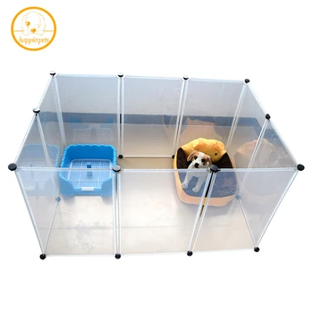 

Pet Bed House Plastic Transparent Dog Fence DIY Multi-functional Kennel House for Dogs Cats Practical Home Keeper From Dog MPC54