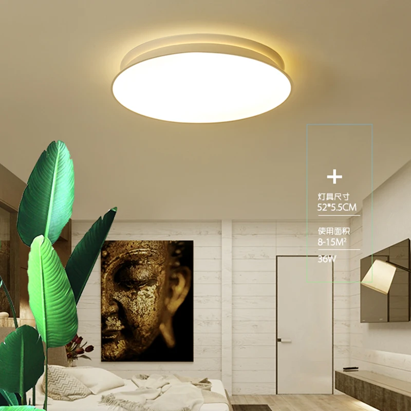 

Modern Led Ceiling Lamp Round Super Thin 5cm Ceiling Light For Bedroom Kitchen Lamp Indoor AC220V Ceiling lights