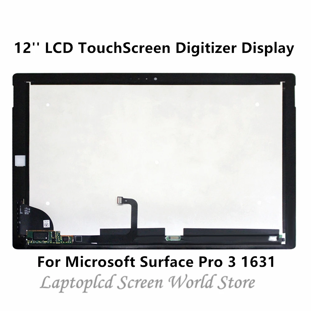 For Microsoft Surface Pro 3 1631 TOM12H20 V1.1 LCD Touch Digitizer Assembly USA