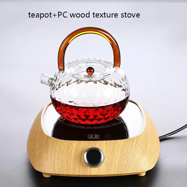 220v PC Electric Ceramic Stove Heaters Heat Resistant Clear Glass