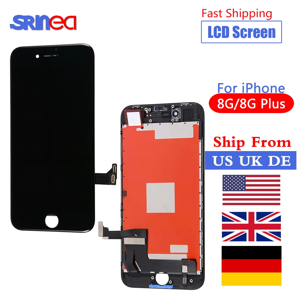 

AAA Original LCD Screen For iPhone 8 Plus Screen LCD Display Digitizer Touch Module 8 8plus Replacement Ship From US UK DE CN