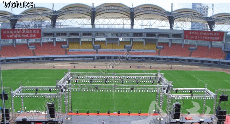 

12*12*6m Aluminum truss activity wedding background frame stage Lighting frame truss frame CD50 W03