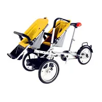 Taga twins nucia двойной ребенок мама коляска трехколесный велосипед - Цвет: blue taga stroller