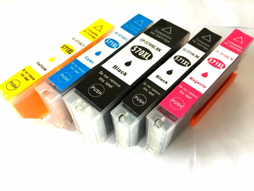 Aliexpress.com : Buy 5PCS PGI 570 CLI 571 Compatible Ink Cartridge For Canon TS5050 TS5051