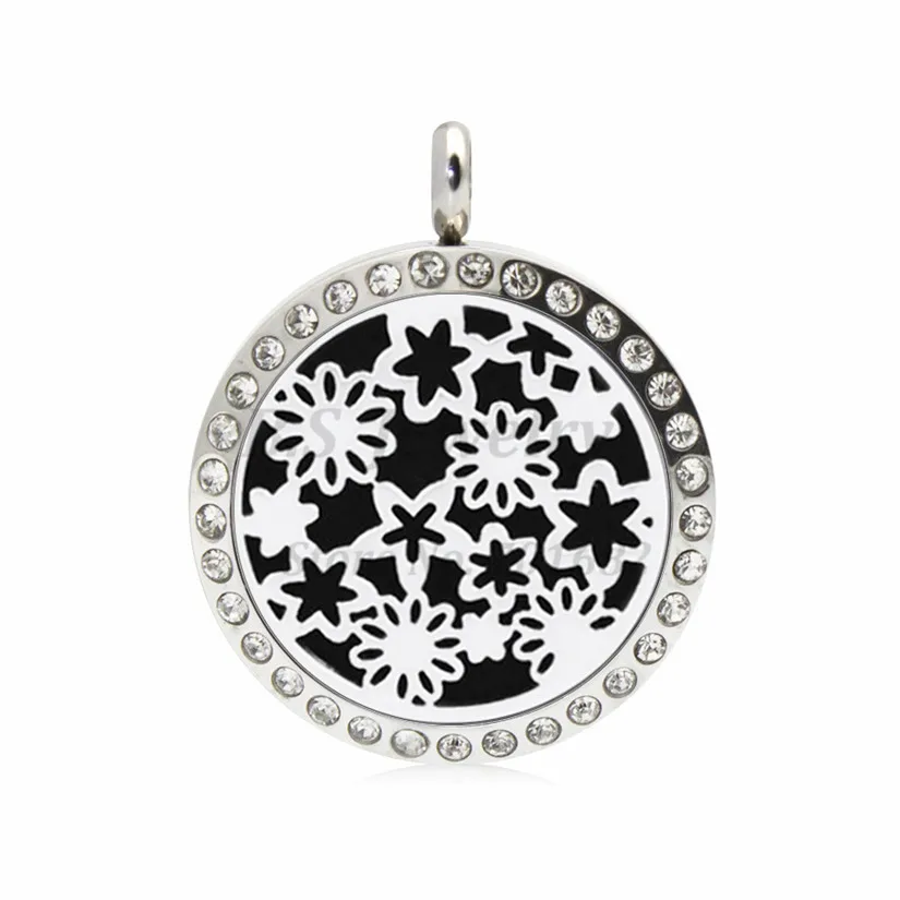 Bat 25mm Diffuser 316L Stainless Steel Necklace Pendant Aroma Essential Oil Diffuser Locket