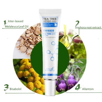 

Tea Tree Acne Cream Remove Acne Anti-acne Light Seal Tighten Hydrate Moisturize Contract
