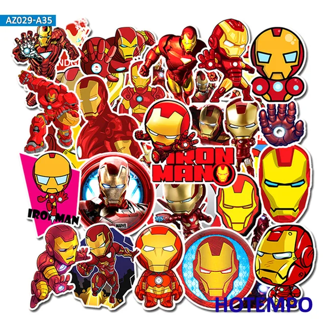 Best Price 35pcs Tony Stark Iron Man Stickers Super Hero Marvel for Mobile Phone Laptop Luggage Suitcase Skateboard Bicycle Decal Stickers Best Price 35pcs Tony Stark Iron Man Stickers Super Hero Marvel for Mobile Phone Laptop Luggage Suitcase Skateboard Bicycle Decal Stickers