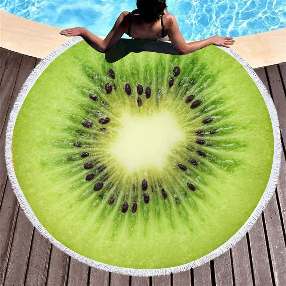 Летний Пляжный банный Коврик для йоги коврик настольный коврик круглый одеяло для женщин для активного отдыха на открытом воздухе модный домашний коврик#15