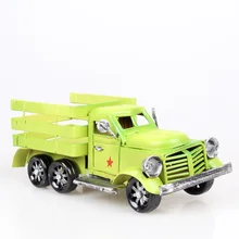 Железная модель автомобиля в винтажном автомобиле* грузовики бар украшения 0082 элемент декора из кованого железа, подарки, деловые подарки, рождественские подарки