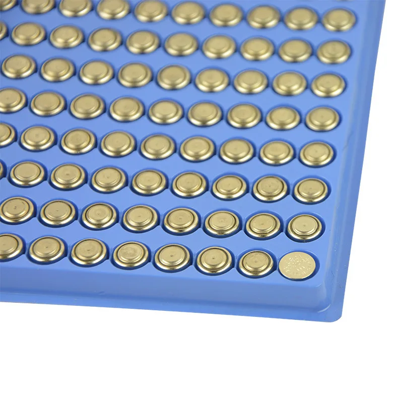 100 pcs/lot AG4 LR66 1.5V 17mah Alkaline Zinc Button Coin Cell Battery